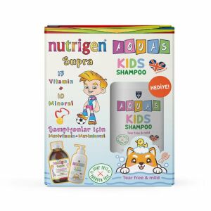 Nutrigen Supra Şurup 200ml + Aquas Kids Şampuan 250ml Hediye