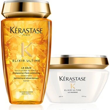 Kerastase Elixir Ultimate Şampuan 250 ml + Elixir Ultimate Huile 100 ml + Elixir Ultimate Mask 200 ml