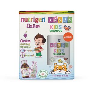 Nutrigen Üzüm Şurup 200ml + Aquas Kids Şampuan 250ml Hediye