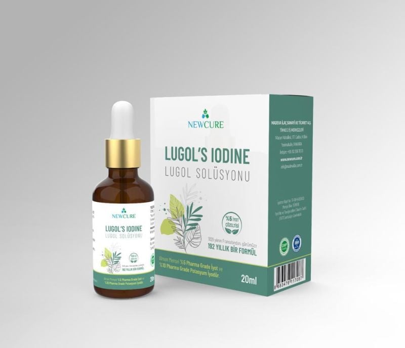 Newcure Lugol% 5 Sıvı Iyot 20 Ml