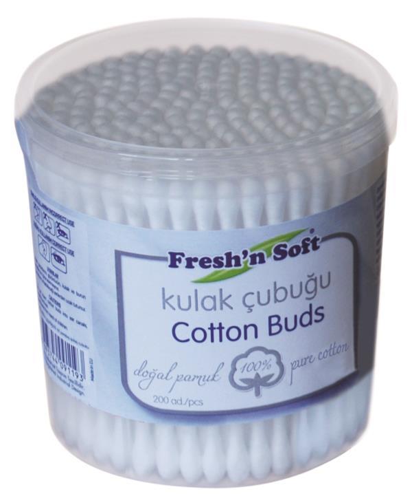 KULAK CUBUGU FRESHN SOFT 200 YUVARLAK