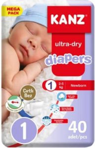 Kanz Bebek Bezi Eko Yenidoğan No: 1 40'lı