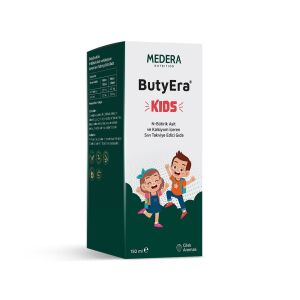 Medera Butyera Kids N-Butirik Asit ve Kalsiyum Çilek Aromalı 150 ml
