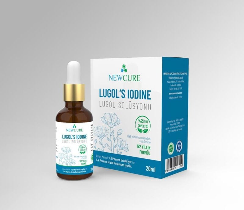 Newcure Lugol% 2 Sıvı Iyot 20 Ml