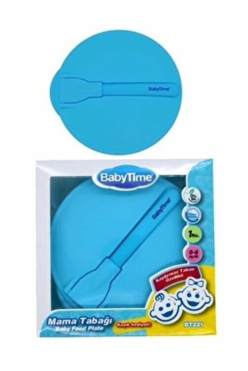 Baby Time Mama Tabağı Mavi