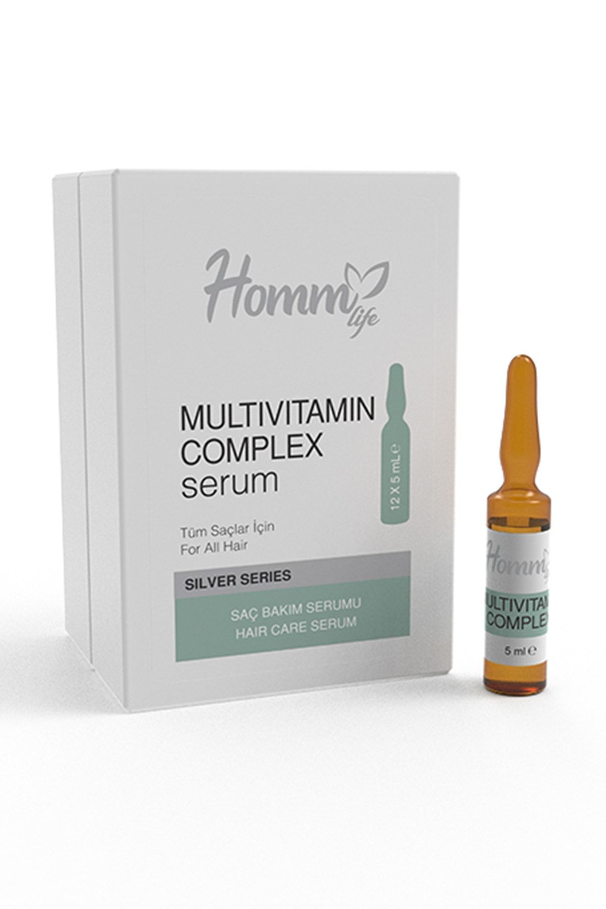 Homm Bitkisel Saç Serumu Dökülme Karşıtı Multivitamin Complex 5 ml x 12