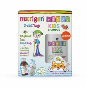 Nutrigen Balık Yağı Şurup 200ml + Aquas Kids Şampuan 250ml Hediye