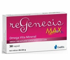 ReGenesis MAX Omega Vita Mineral 30 Kapsül