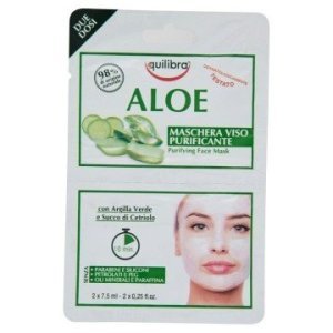 Equilibra Aloe Arındırıcı Yüz Maskesi 2x7,5ml