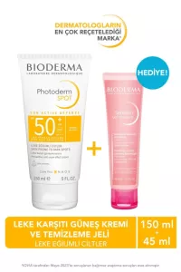 Bioderma Photoderm Spot SPF5+0 150 ml + Sensıbio Foaming Gel 45 ml - Kofre