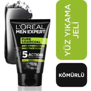 L'Oreal Paris Men Expert Pure Charcoal Kömürlü Yüz Yıkama Jeli 100 ml