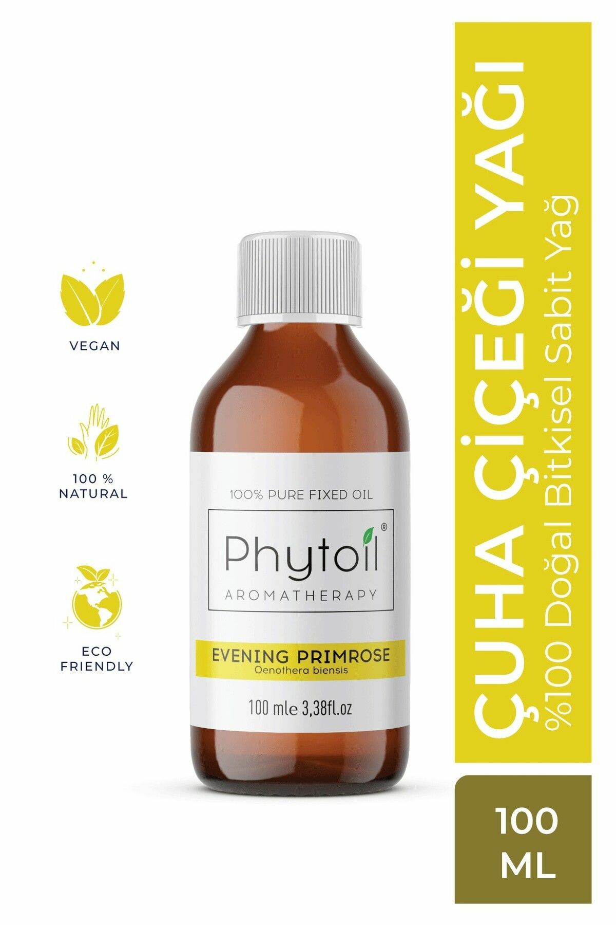 Phytoil Evening Primrose Çuha Çiçeği Tohumu Yağı 100 ml
