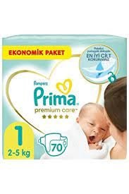 Prima Bebek Bezi Premium Care Yenidoğan 1 Beden 70'li - 2 Adet