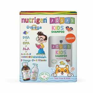 Nutrigen Omega Şurup 200ml + Aquas Kids Şampuan 250ml Hediye
