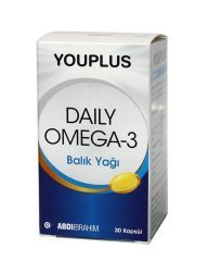 YOUPLUS DAILY OMEGA-3 30 KAPSÜL