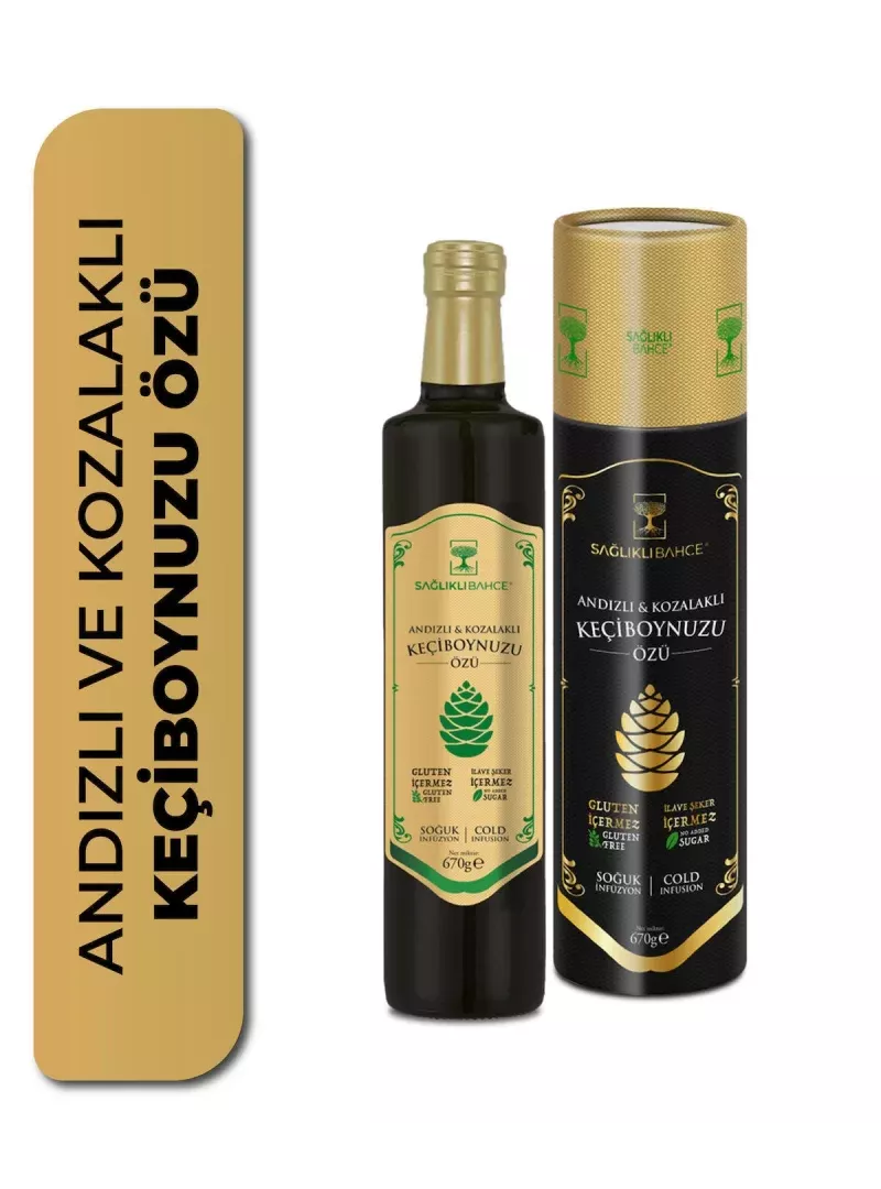 Hünnap Sağlıklı Bahçe Andızlı & Kozalaklı Keçiboynuzu Özü 670 gr