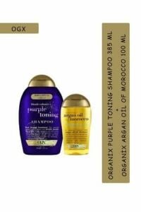 Organix Purple Toning 385 ml Şampuan + Argan Oil Saç Bakım Yağı 100 ml