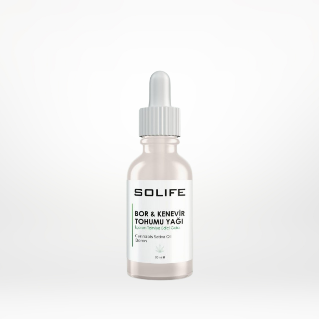 Solife Bor & Kenevir Tohumu Yağı 30 ml