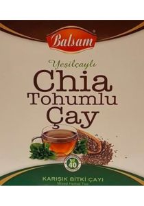 Balsam Chia Tohumlu Bitkisel Çay Süzen Poşet 40'lı