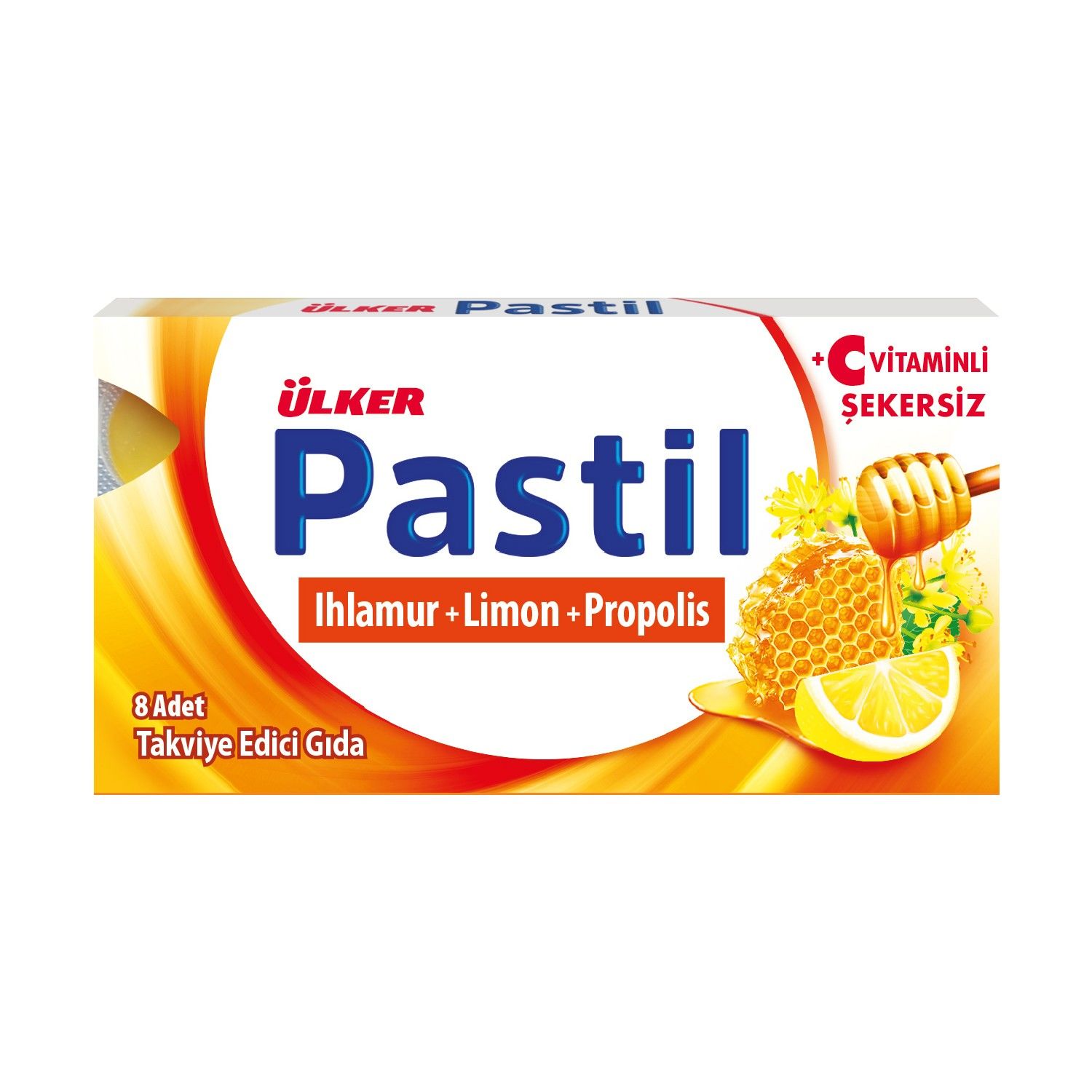 Ülker Pastil Ihlamur & Limon & Propolis 8'li - 12 Adet