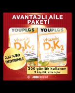 YOUPLUS D3 K2 20 ML DAMLA KOFRE 2 %50 INDIRIMLI