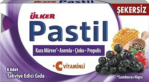 Ülker Pastil Kara Mürver Pastil 8'li - 12 Adet