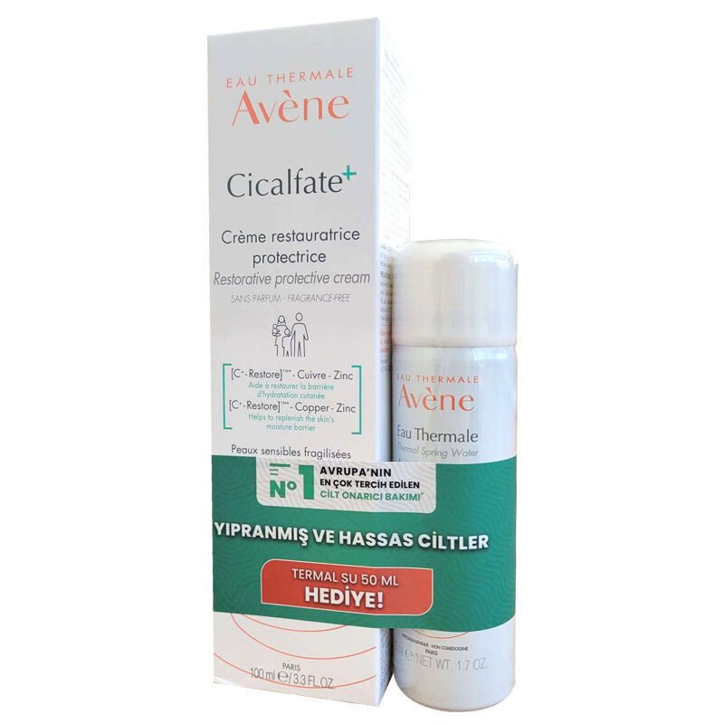 Avène Cialfate 100 ml + Avène Thermal Su 50 ml Hediyeli