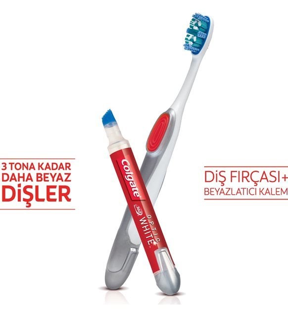 Colgate Diş Fırçası Optik Beyaz + Beyazlatıcı Kalem