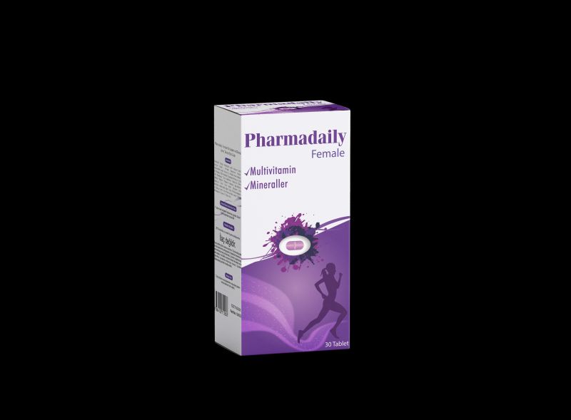 Pharmadaily Female Multivitamin ve Mineraller Kolin Beta Karoten 30 Tablet