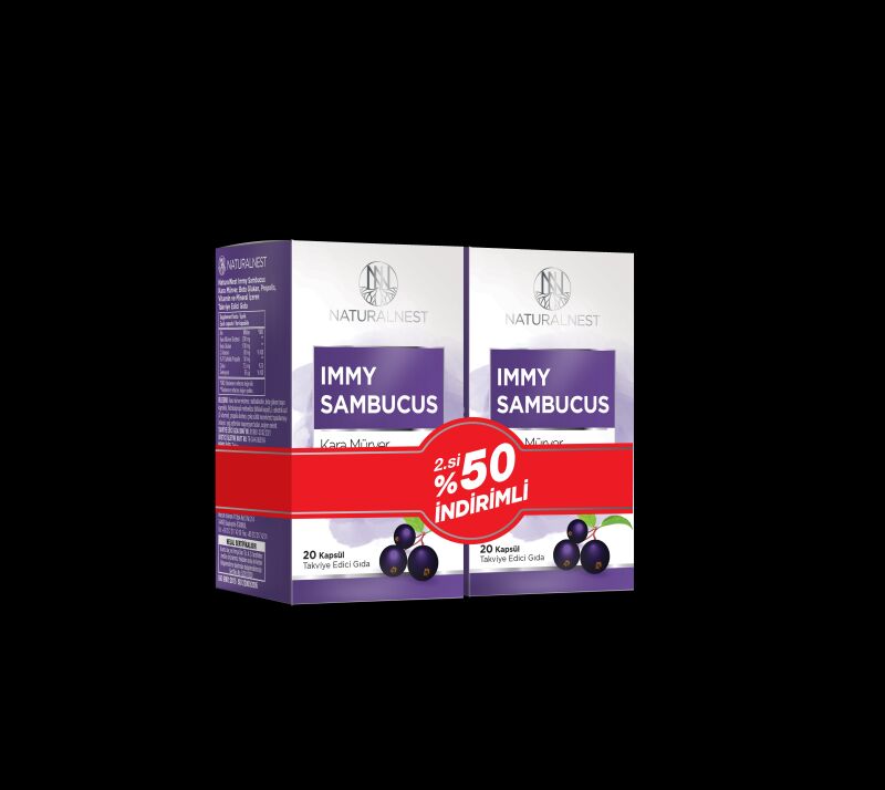 Naturalnest Immy Sambucus Kapsul 2 Sı %50