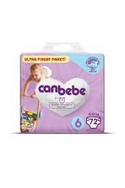Canbebe Klasik Bebek Bezi 15-27 kg No: 6 72'li