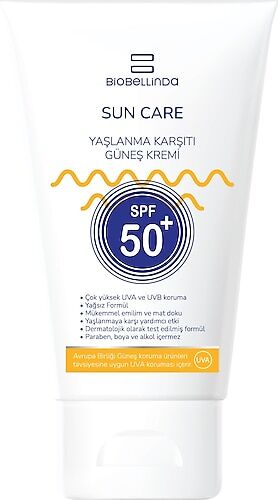 Biobellinda Yaşlanma & Leke Karşıtı Güneş Kremi +50 SPF 50 ml