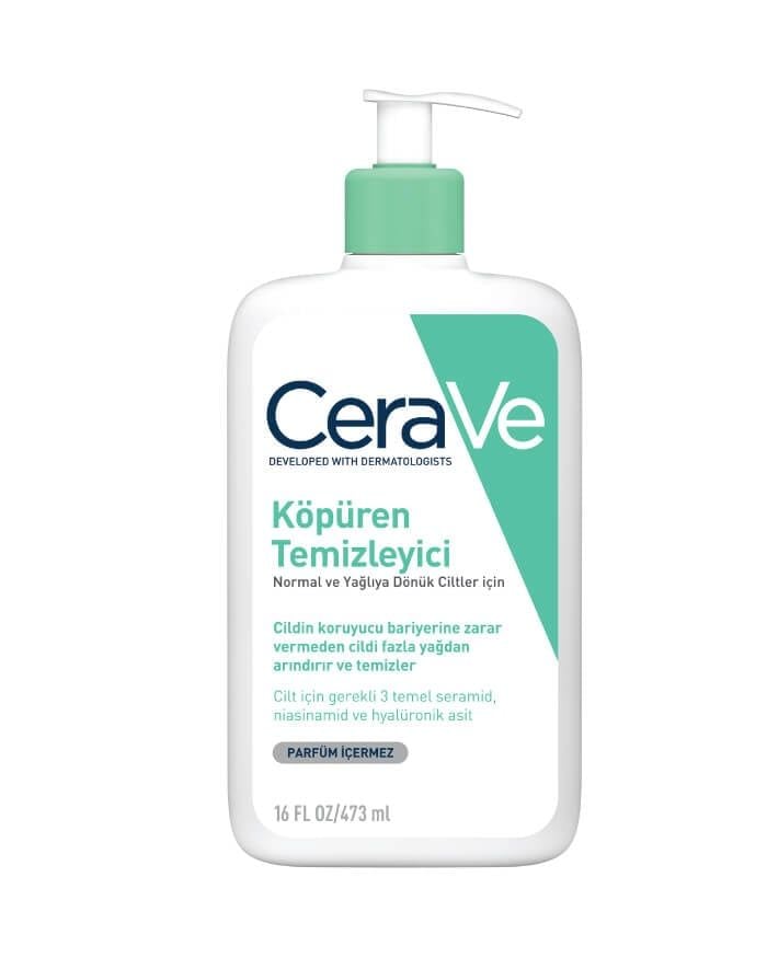 Cerave Köpüren Temizleyici 260 ml & Cerave Ne mlendirici Krem 340 gr