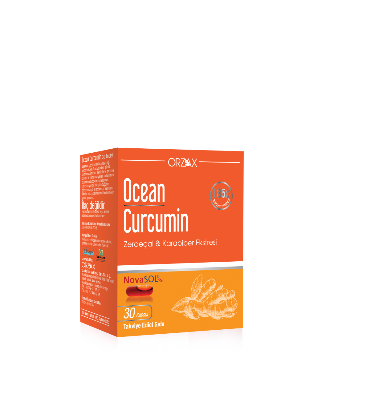 Ocean Curcumin 30 Kapsül
