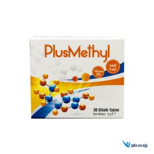Plusmethyl Vitamin B12 Metil Folat 3 gr 30 Dilaltı Tablet