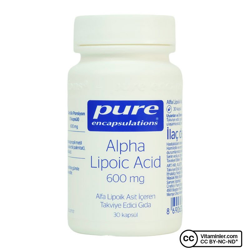Pure Encapsulations Alpha Lipoic Acid 600 mg 30 Kapsül