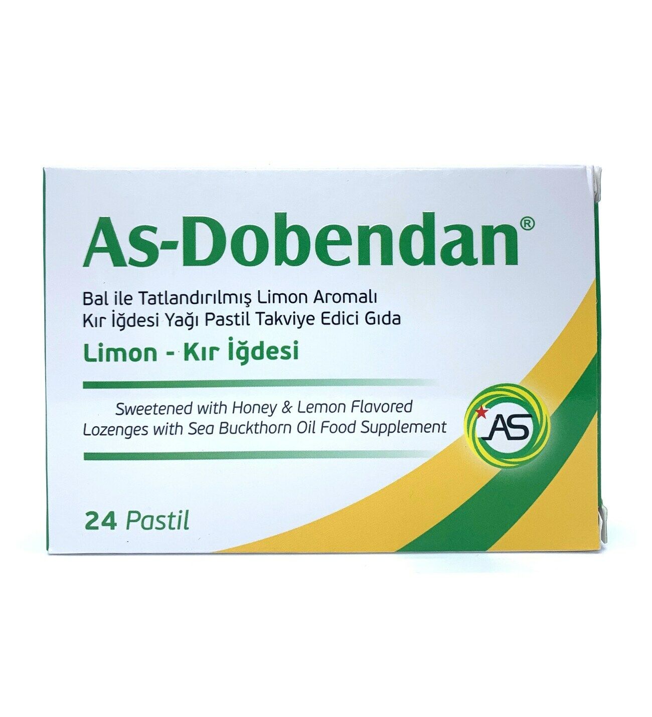 Asdobendan Pastil Limon Kır İğdesi 24 Pastil