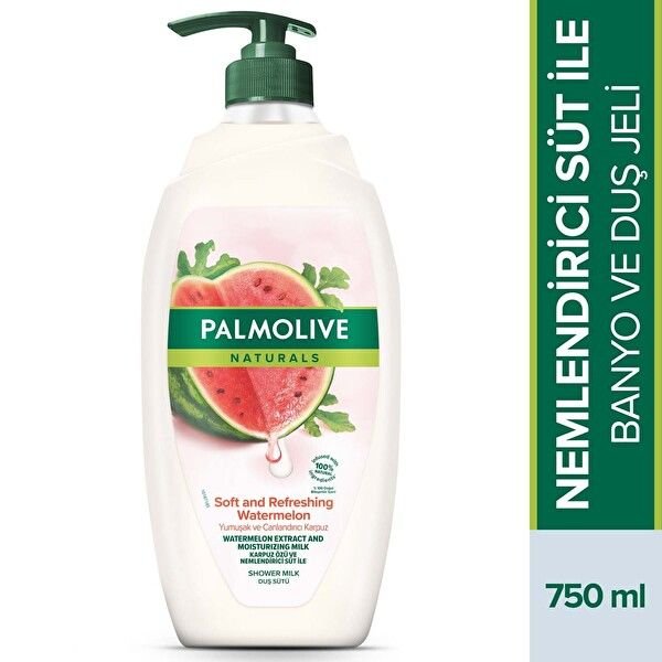 Palmolive Karpuz Özü ve Nemlendirici Süt Duş Jeli 750 ml