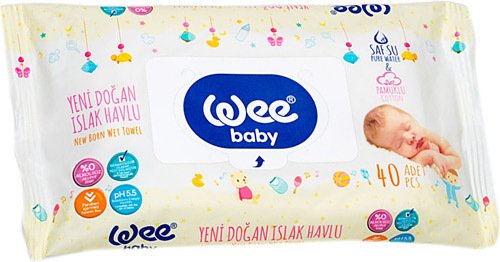 Wee Baby 768 Yeni Doğan Islak Havlu 40'lı
