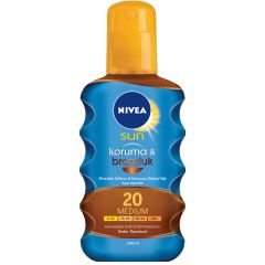 NIVEA SUN PRO&BRONZ YAĞ F20 200M