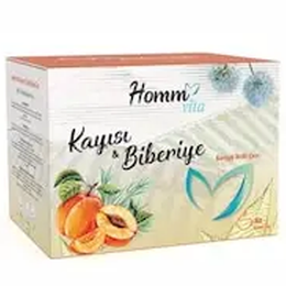 Homm Vita Kayısı Biberiye Karışık Bitki Çayı 60 Poşet 90 gr