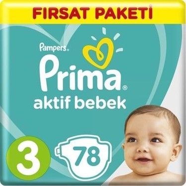 Prima Aktif Bebek Bebek Bezi No: 3 78'li