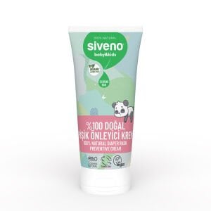 Siveno %100 Doğal Bebek Pişik Önleyici Çinko Hassas Hipoalerjenik Vegan Bakım Krem 50 ml