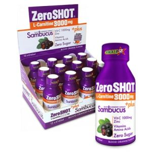 Zeroshot L-Carnitine Plus Sambucus 3000 mg 60 ml 12'li