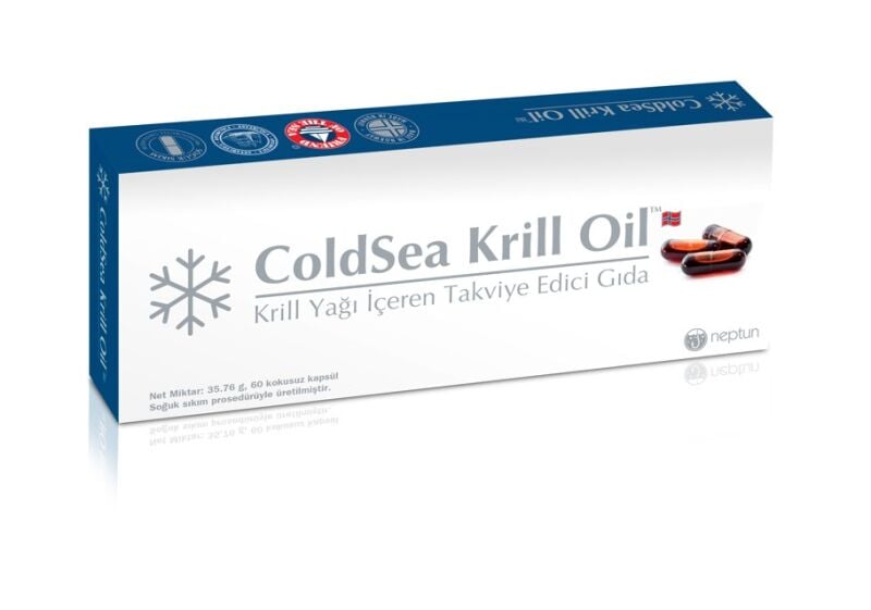 COLDSEA OMEGA 3 KRILL YAG 60K