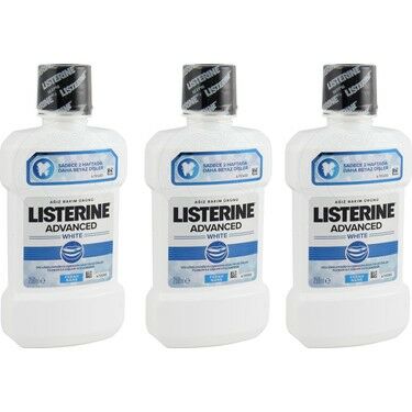 Listerine Advanced White Beyazlatıcı Gargara 250 ml - 3 Adet