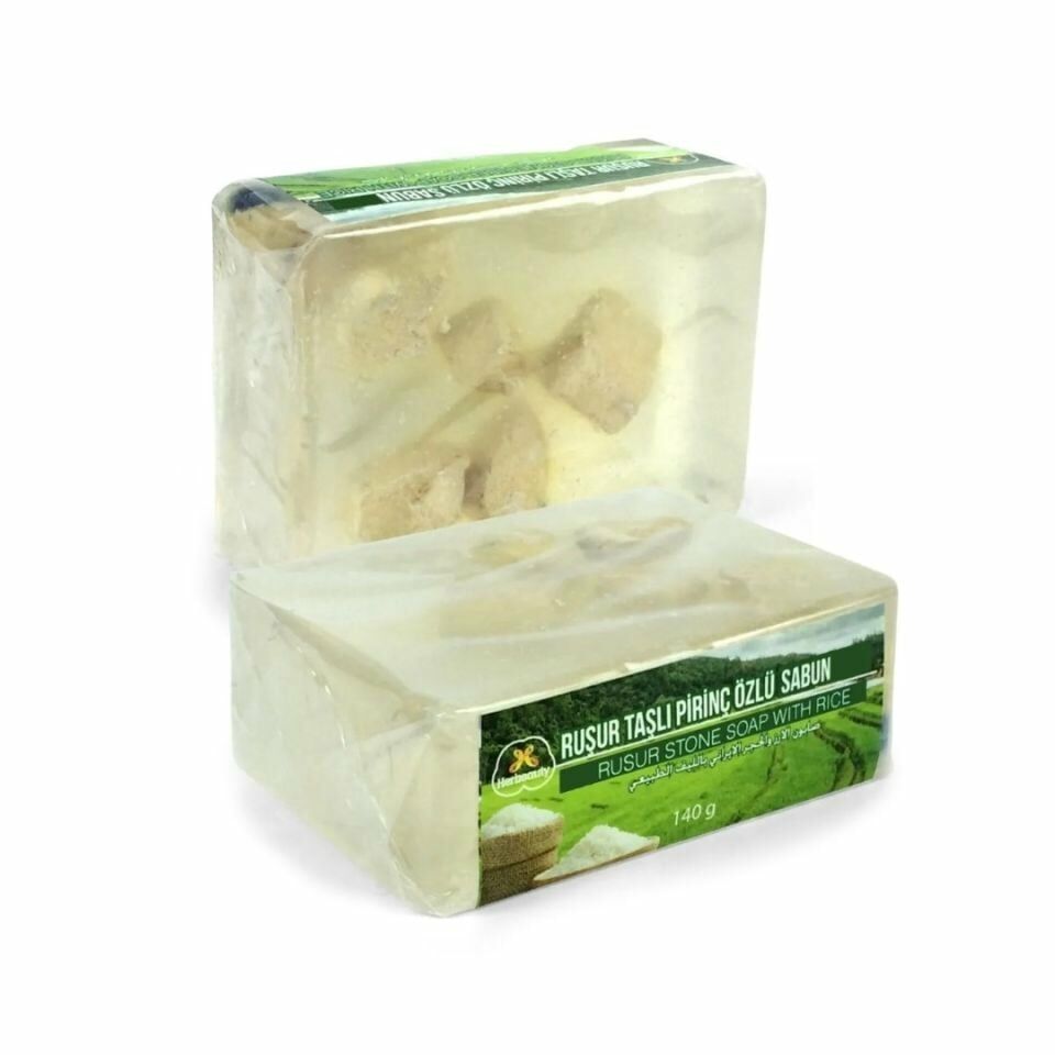 Herbeauty Ruşur Taşlı Pirinç Özlü Lifli Sabun 140gr