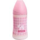 Suavinex Geniş Ağızlı Silikon Uçlu Biberon 270 ml - Pembe