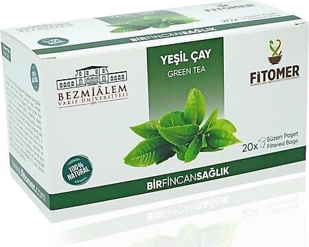 Fitomer Yeşil Çay 20'li Süzen Poşet