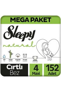 Sleepy Natural Mega Paket Bebek Bezi No: 4 152'li